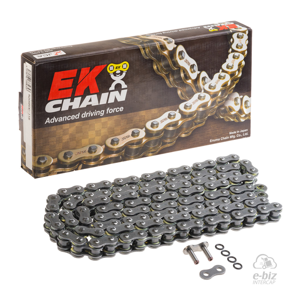[Ek Chain] Cadena de transmision (O-Ring) O-Ring 520-118 MLJ | (8000 lbs)