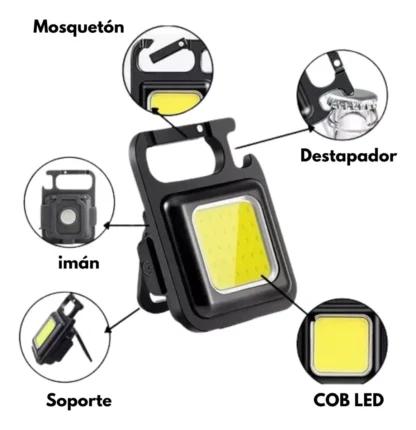 Luz de trabajo Linterna portatil 