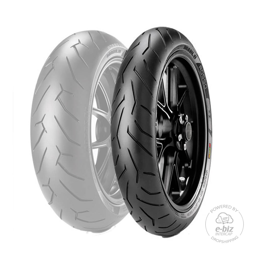 [Pirelli] Cubierta Diablo Rosso II (Delantero) FRONT | TL 120 70ZR17 Iablo | 58W | FRONT