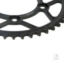 [Supersprox] Corona Z:46 de ACERO |Color: NEGRO| Ducati Monster 797-821 15-21, Scrambler 800 2024