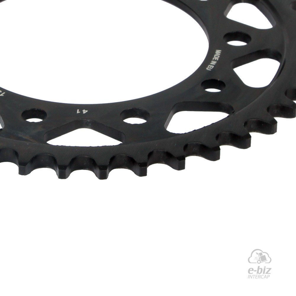 [Supersprox] Corona Z:41 de ACERO |Color: NEGRO| Yamaha YZF R1 1000 2024
