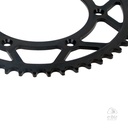 [Supersprox] Corona Z:45 de ACERO |Color: NEGRO| KTM Adventure 790 19-24