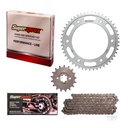 [Supersprox] Kit de transmisión [49-17:(428H-132L)] Corona Piñon Cadena Reforzada Honda XR L 150 17-25