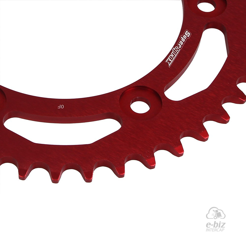 [Supersprox] Corona Z:44 de ALUMINIO |Color: Rojo| Honda CBR RR 600-1000 23-26