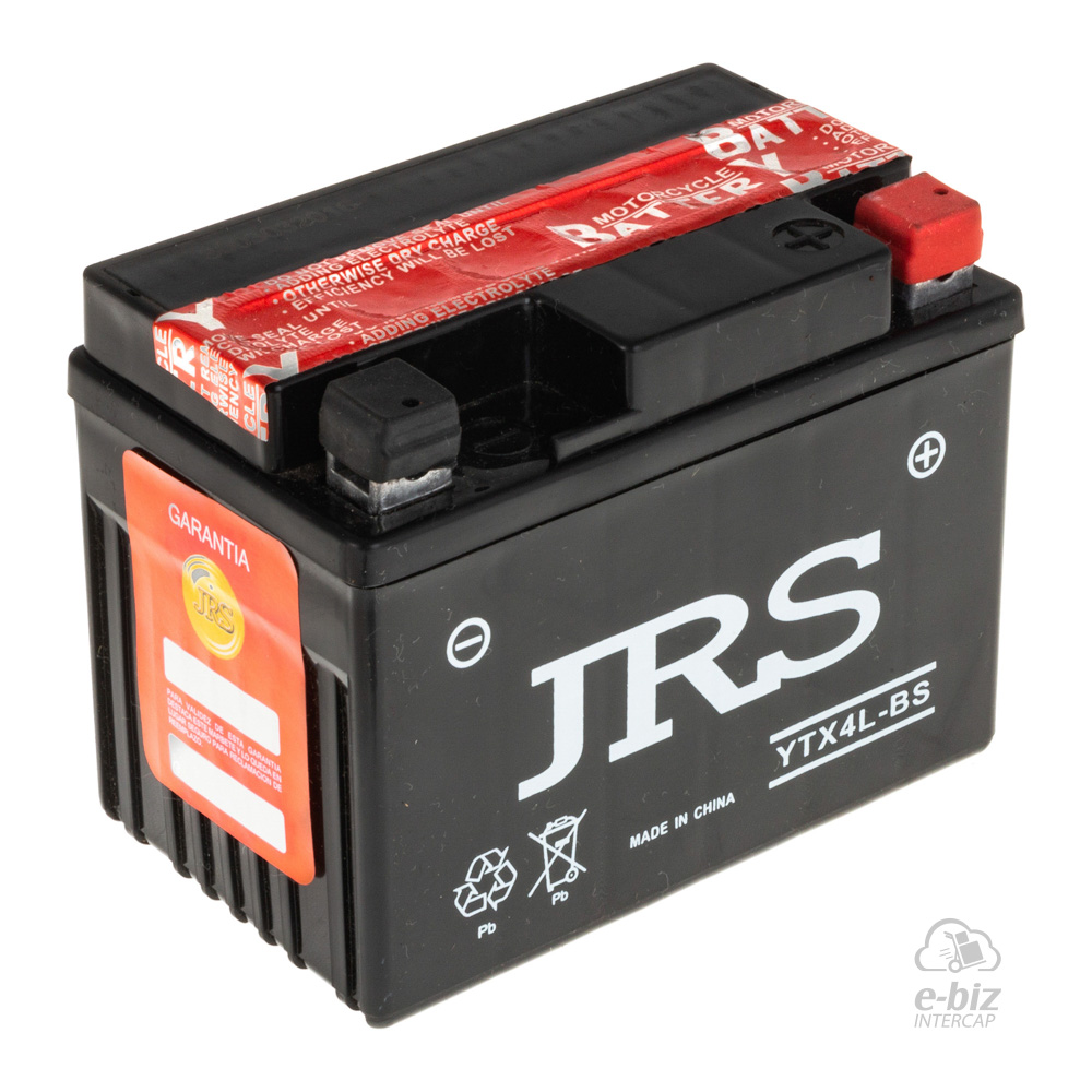 [JRS] Batería YT4L-BS SIN Acido Guerrero GT Day 70 12-24 || Honda CG Titan 125 95-01 || KTM SX-F 350 11-24