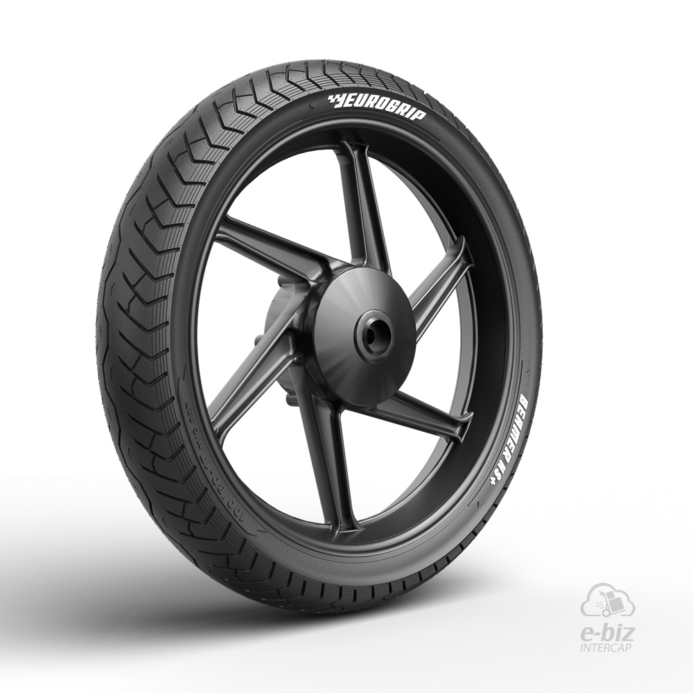 [EuroGrip] Cubierta (100/80R17) BEAMER HS+ | TL Bajaj Dominar 250 21-24, Rouser NS 200 2018 || Yamaha YBR 250 14-16 | 52P