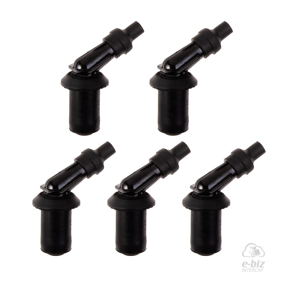 [DZE] Caja x5 Capuchones de bujía 10164 Capuchon 130 Scooter Resistencia 5000 OHM Honda Elite 125 2020 || Zanella Styler 150 2021