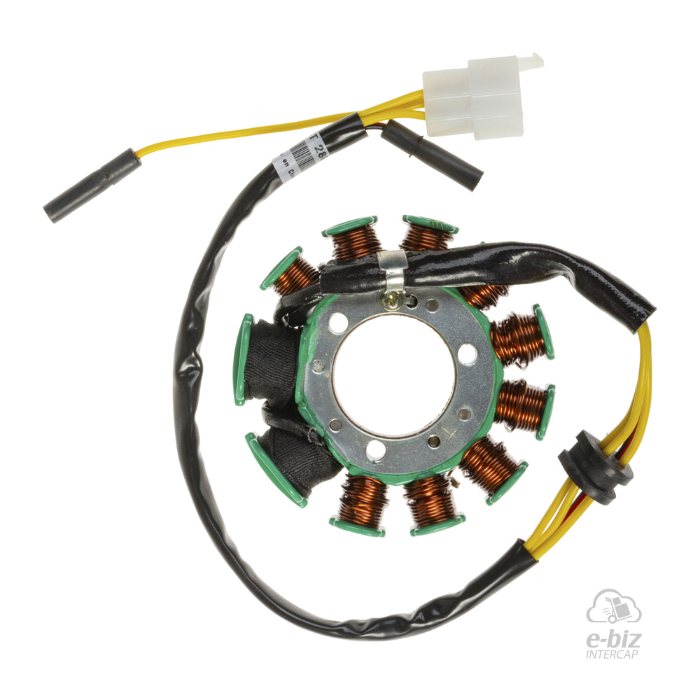 [DZE] Encendido Estator 2864 Trif. 11P Aislado Masa 150 Honda Elite 125 07-20