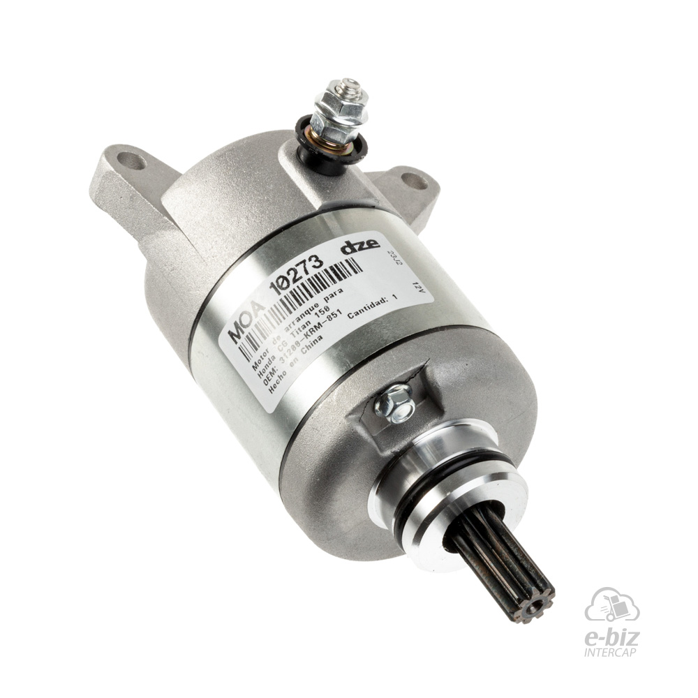 [DZE] Motor de arranque (Giro Izquierdo) 10273 125-150 Bros Invicta Honda CG 150 04-08, CG Titan NEW 150 17-19