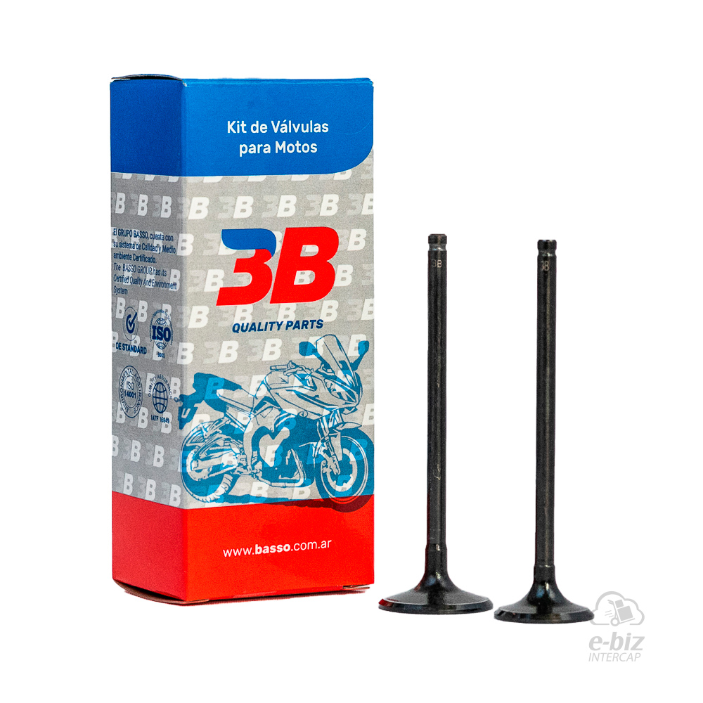 [BBB] Jgo de Válvulas Valvula ADM-3838 ESC-3839 Titan 2004 2005 NXR Bross Storm