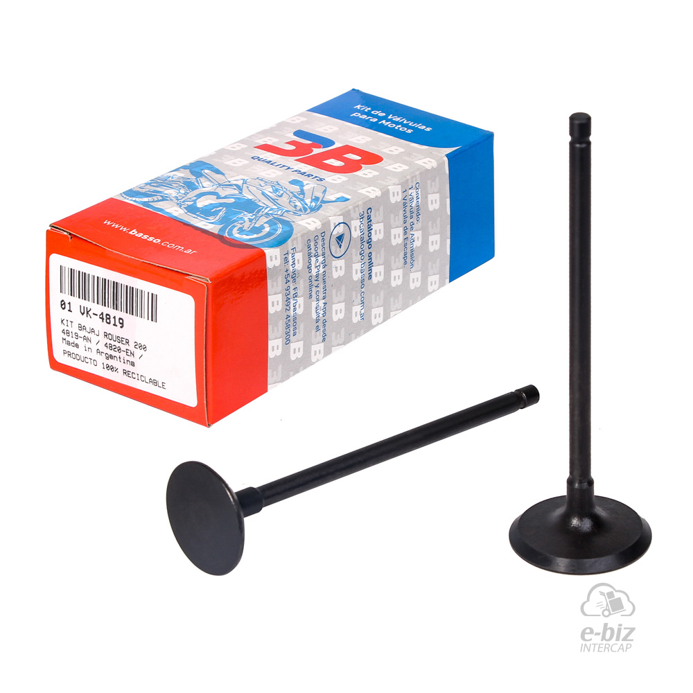 [BBB] Jgo de Válvulas Valvula ADM-4819 ESC-4820 Rouser NS 200