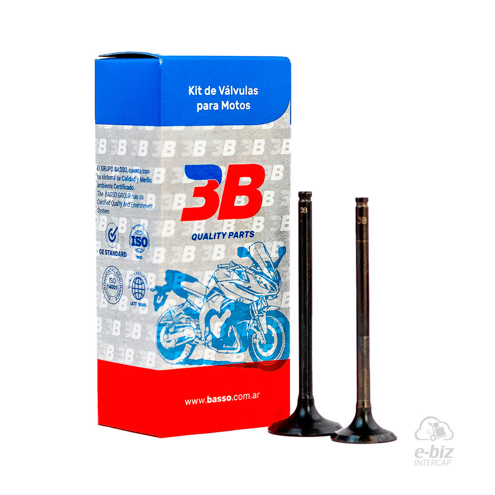 [BBB] Jgo de Válvulas Valvula ADM-4542 ESC-4543 CBF CB1 XR NXR Bross 125 CC GL Goldwing 1800