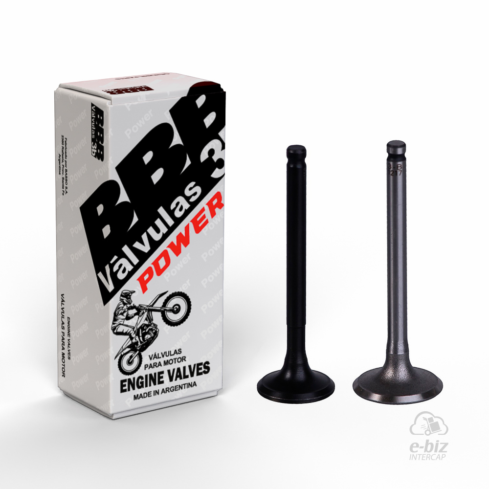 [BBB] Jgo de Válvulas Valvula Power ADM-40268 ESC-40269 Smash ZB Trip C100 BIZ