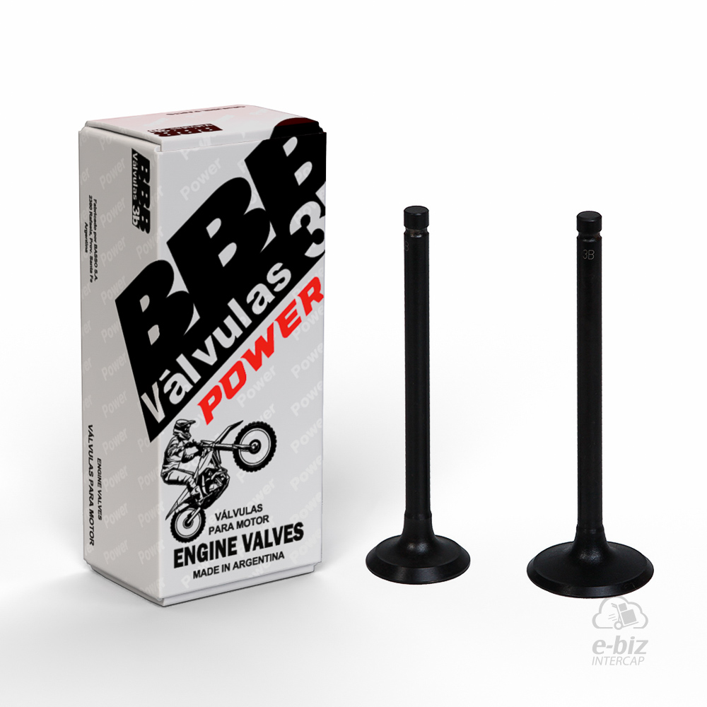 [BBB] Jgo de Válvulas Valvula Power ADM-40578 ESC-40579 110CC Honda Wave DASH 110 2012, Wave Ks 110 2013, Wave S 110 2015