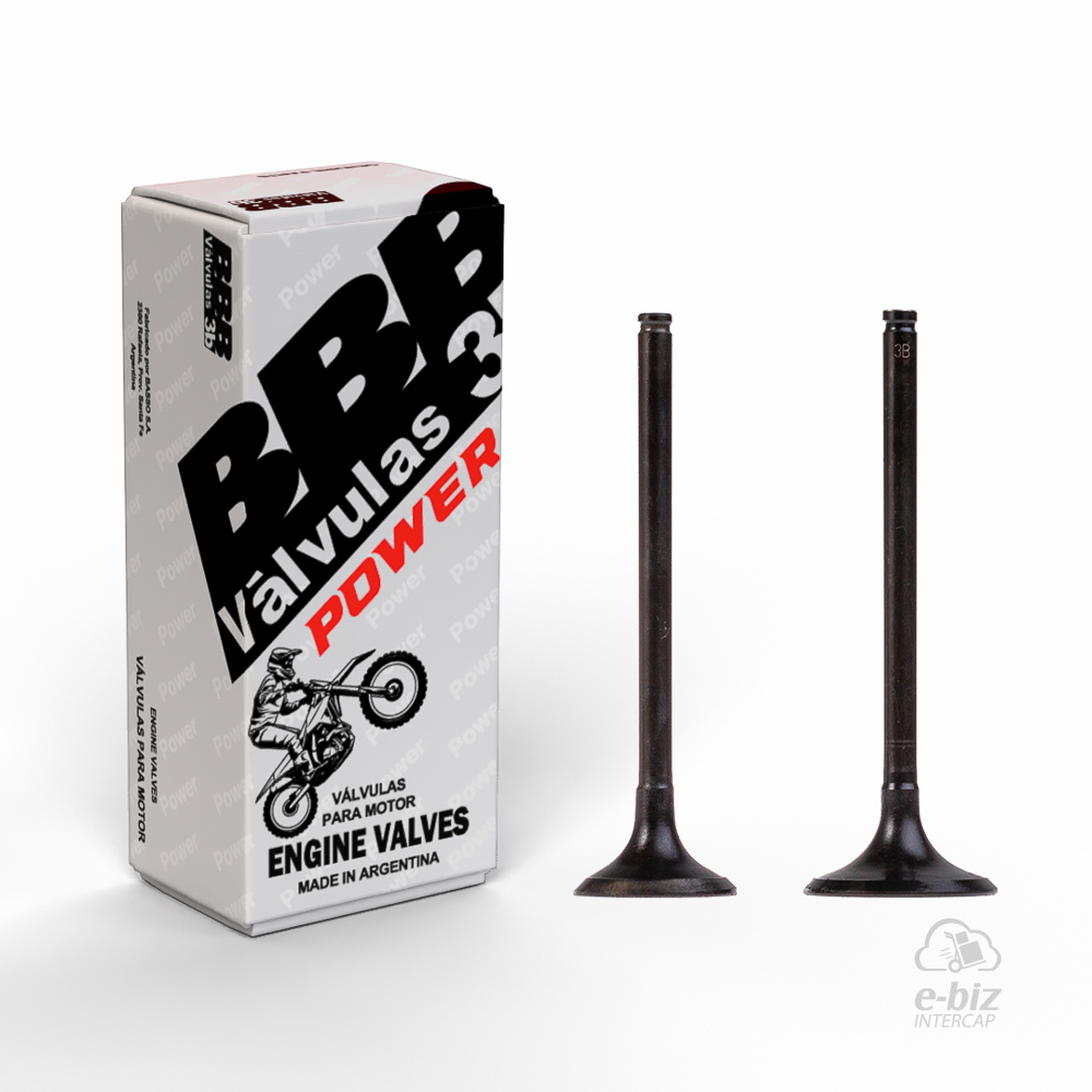 [BBB] Jgo de Válvulas Valvula Power 1X ADM-40419 ESC-40420 Twister CBX 250 Tornado
