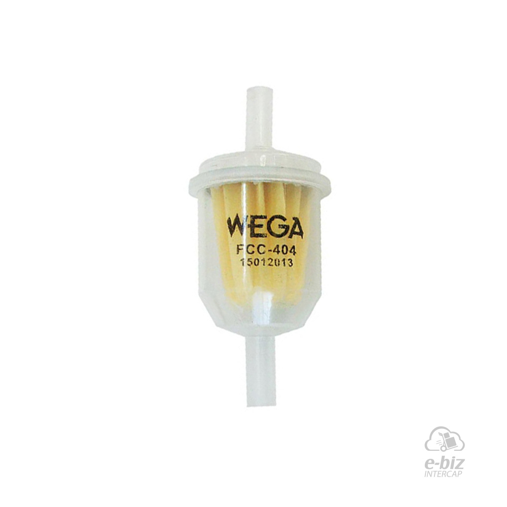 [WEGA] FIltro de nafta Grande Papel Motonetas Ciclomotores KTM Duke 200-250 12-22, SX-F 350-450 11-24 || Zanella DUE (Ciclomotor) 50-70 1992, SOL 70 98-24, Sol 50 00-24