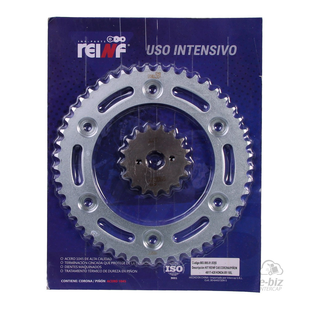 [REINF] Kit de transmisión C45 Corona Piñon 49 17-428 XR 150L 125