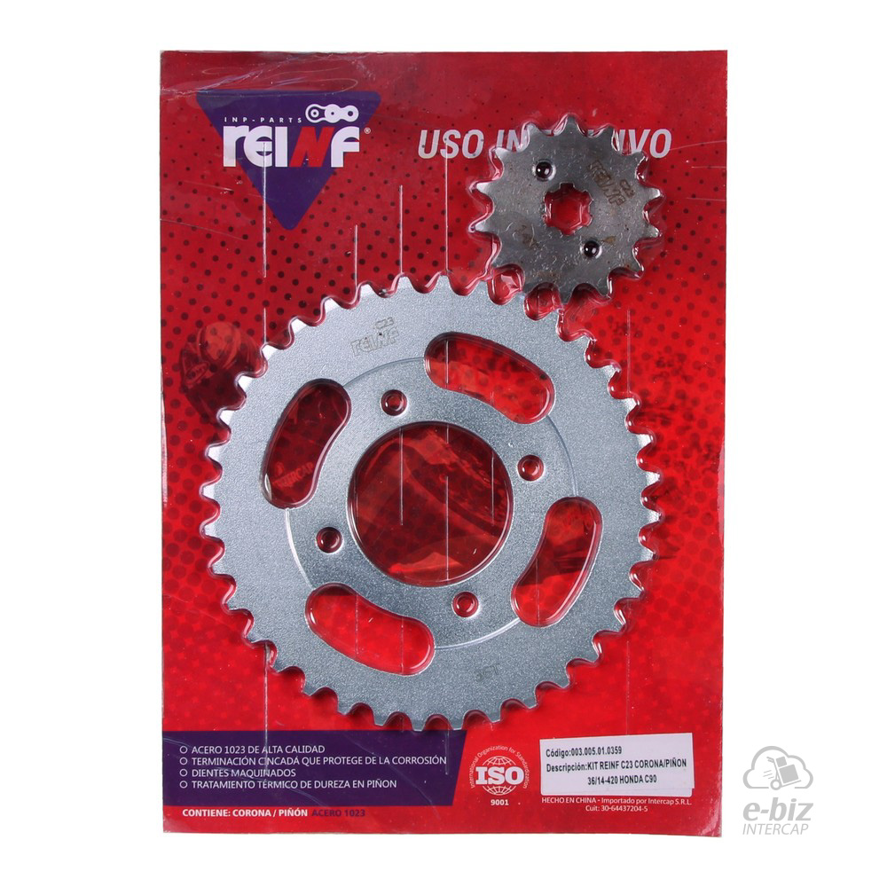[REINF] Kit de transmisión C23 Corona Piñon 36 14-420 C90