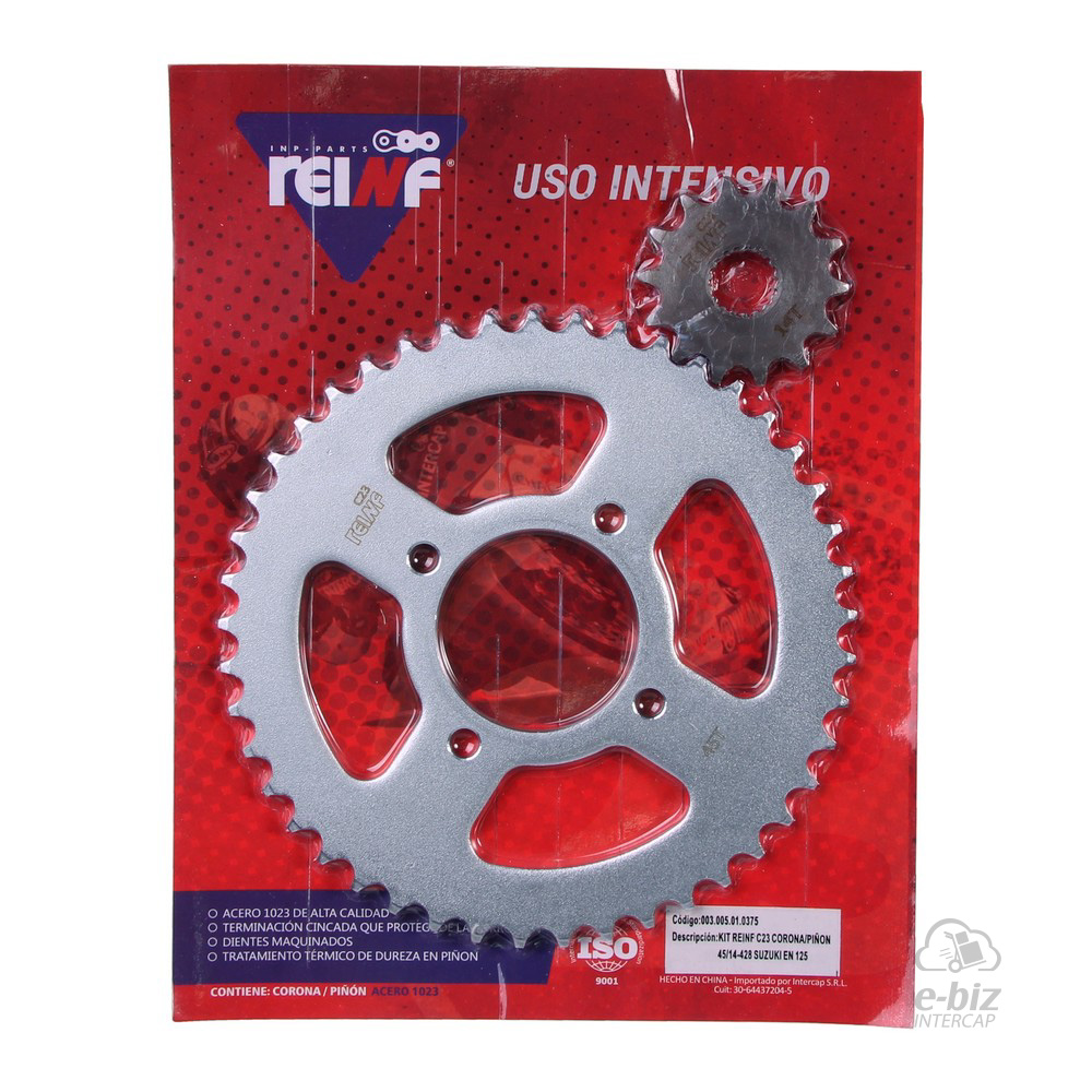 [REINF] Kit de transmisión C23 Corona Piñon 45 14-428 125