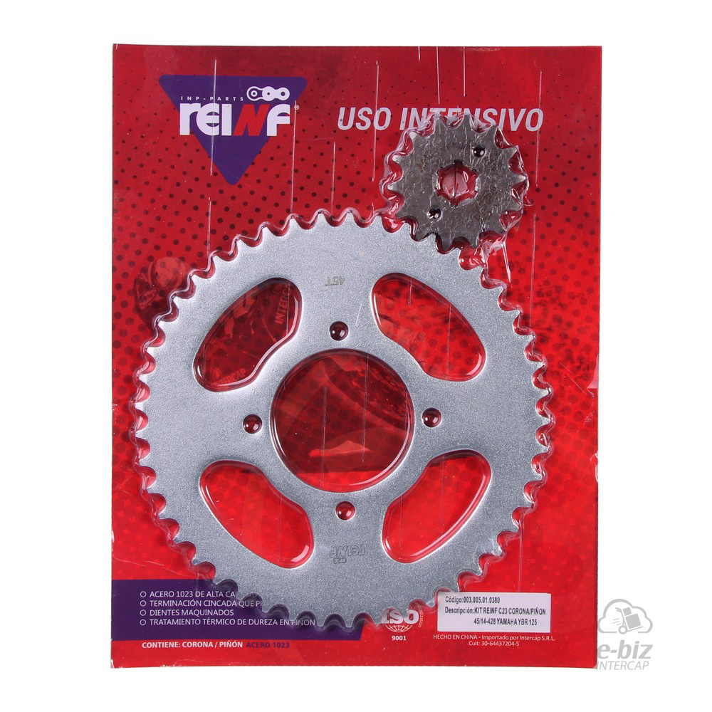 [Reinf] Kit de transmisión C23 Corona Piñon 45 14-428 Yamaha YBR 125 00-24