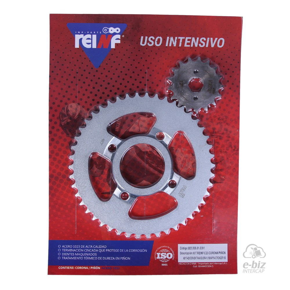 [REINF] Kit de transmisión C23 Corona Piñon 46 17-428 Triax YL150 Stronger 150