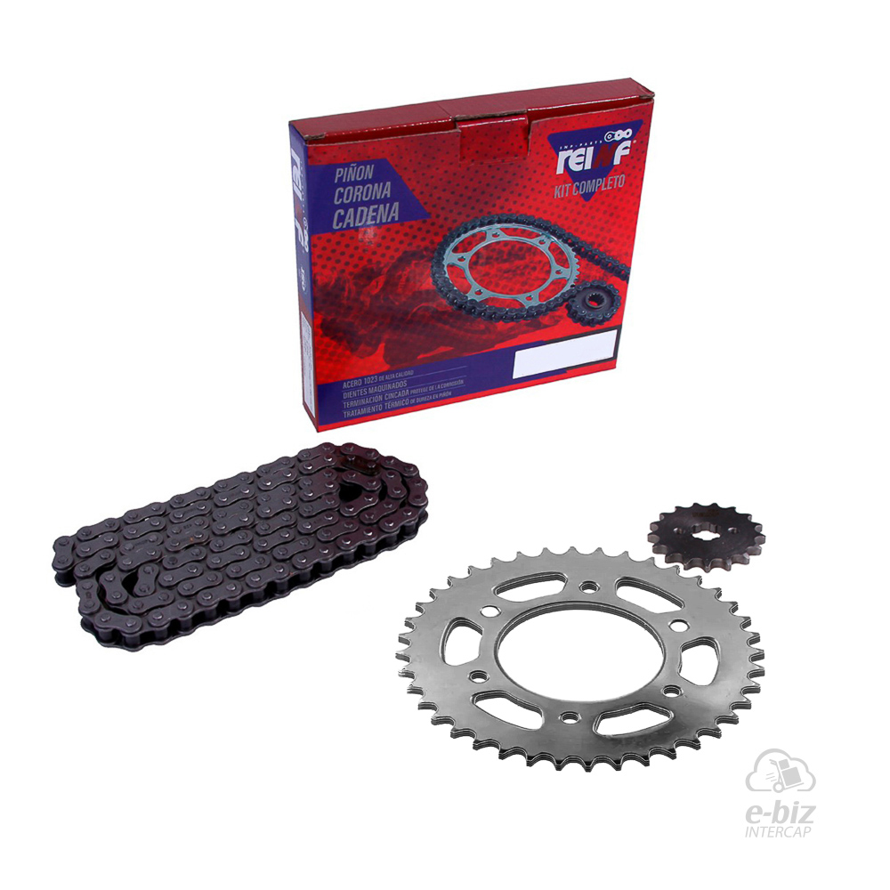 [REINF] Kit de transmisión C23 Corona Piñon Cadena 40 14-428-136L FZ16