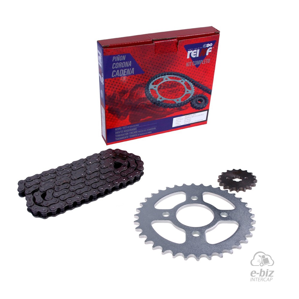 [Reinf] Kit de transmisión C23 Corona Piñon Cadena 46 16-428-136L Dual Motomel Skua 150 09-24