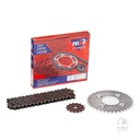 [REINF] Kit de transmisión C23 Corona Piñon Cadena 37 14-420-104L NEW Wave 110