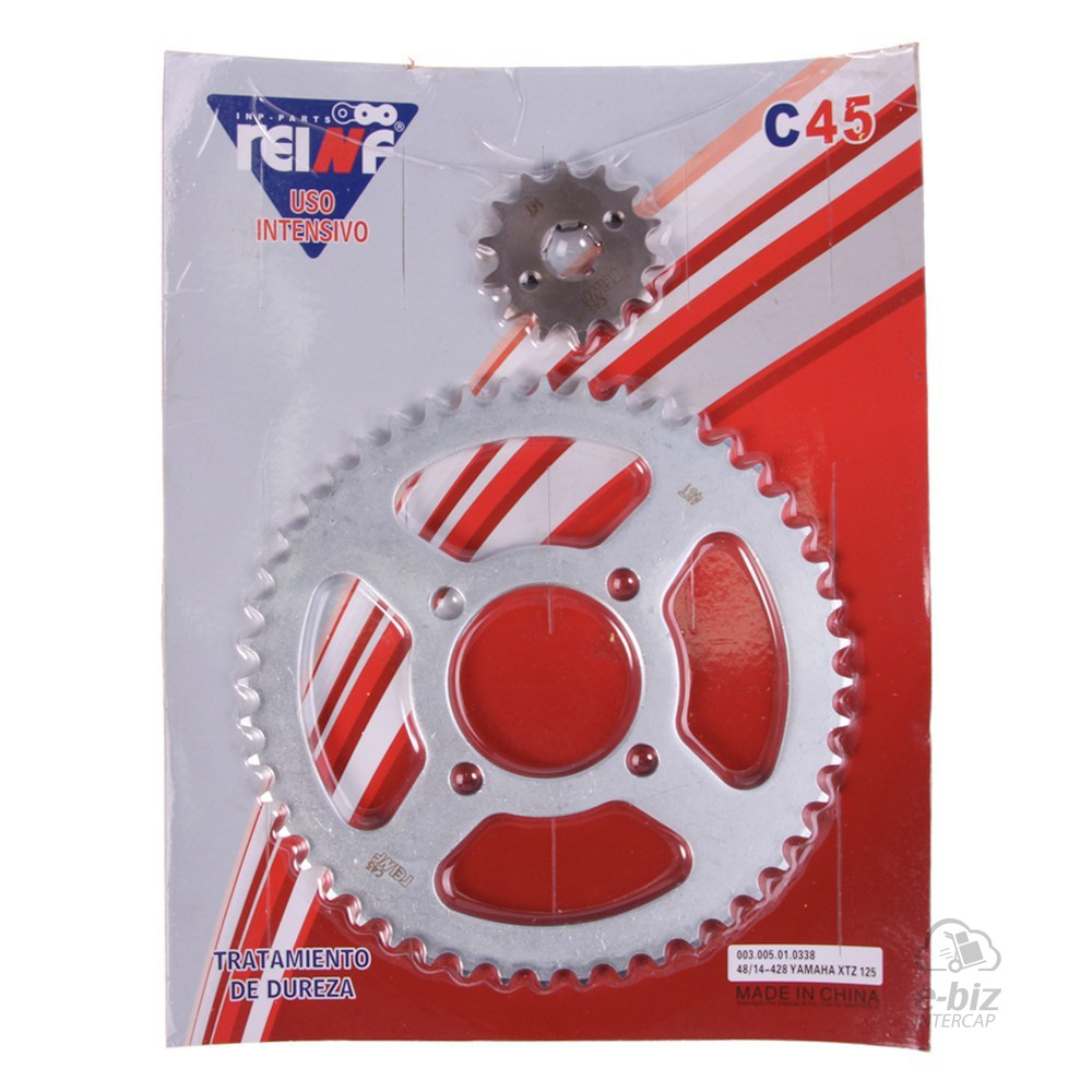 [REINF] Kit de transmisión C45 Corona Piñon 48 14-428 XTZ 125