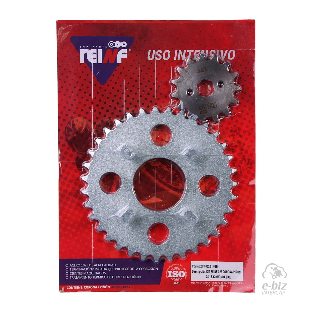 [REINF] Kit de transmisión C23 Corona Piñon 35 15-420 DAX DAY HOT