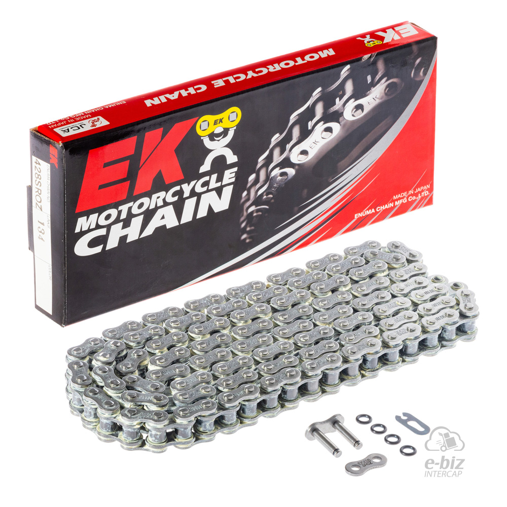 [Ek Chain] Cadena de transmision 428SROZ-134L (O-Ring) O-Ring SKJ | (5300 lbs)