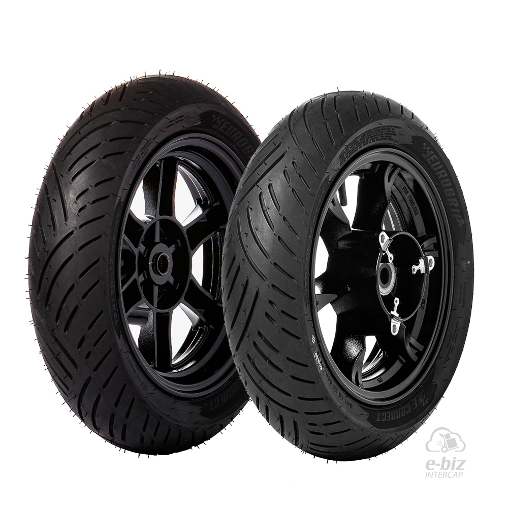 [EuroGrip] Jgo de Cubiertas (3.50x10") BEE Connect Mondial MD 150 2023 || Zanella Styler 150 2021