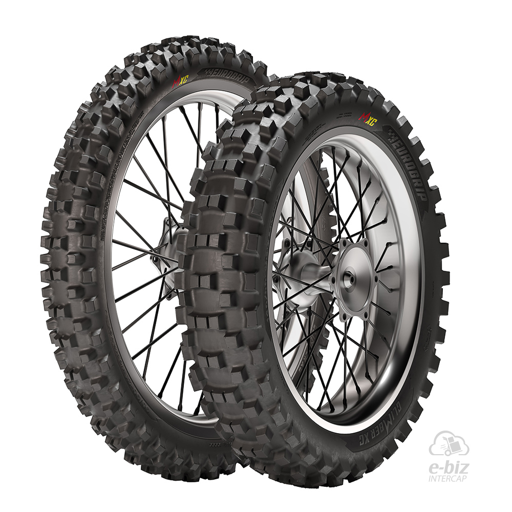 [EuroGrip] Jgo de Cubiertas (80/100R21) (110/90R19) Climber Honda CRF 450 14-24 || Yamaha WR F 400 98-00