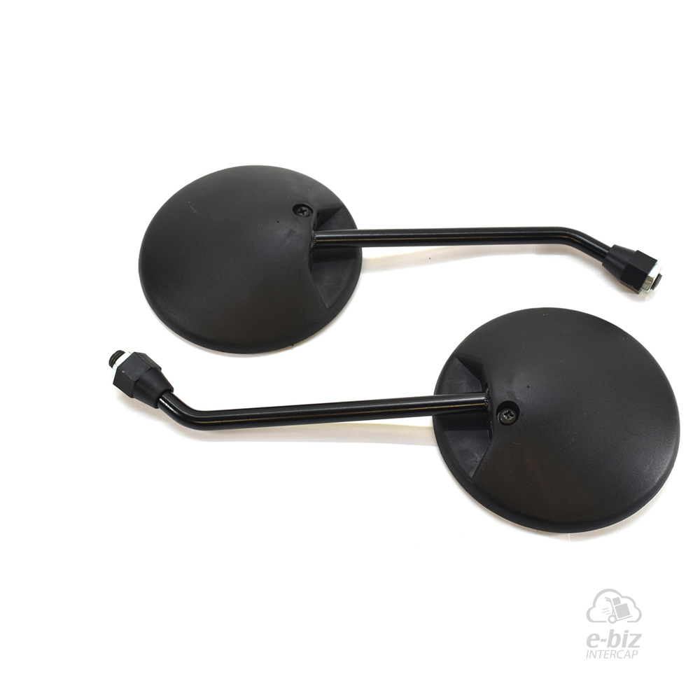 [MDA] Accesorios Juego Redondo C100 Simple Codo Rosca 10MM Varilla Negra Honda Biz 125 10-11, XR L 125 04-11