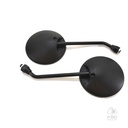 [MDA] Accesorios Juego Redondo C100 Simple Codo Rosca 10MM Varilla Negra Honda Biz 125 10-11, XR L 125 04-11
