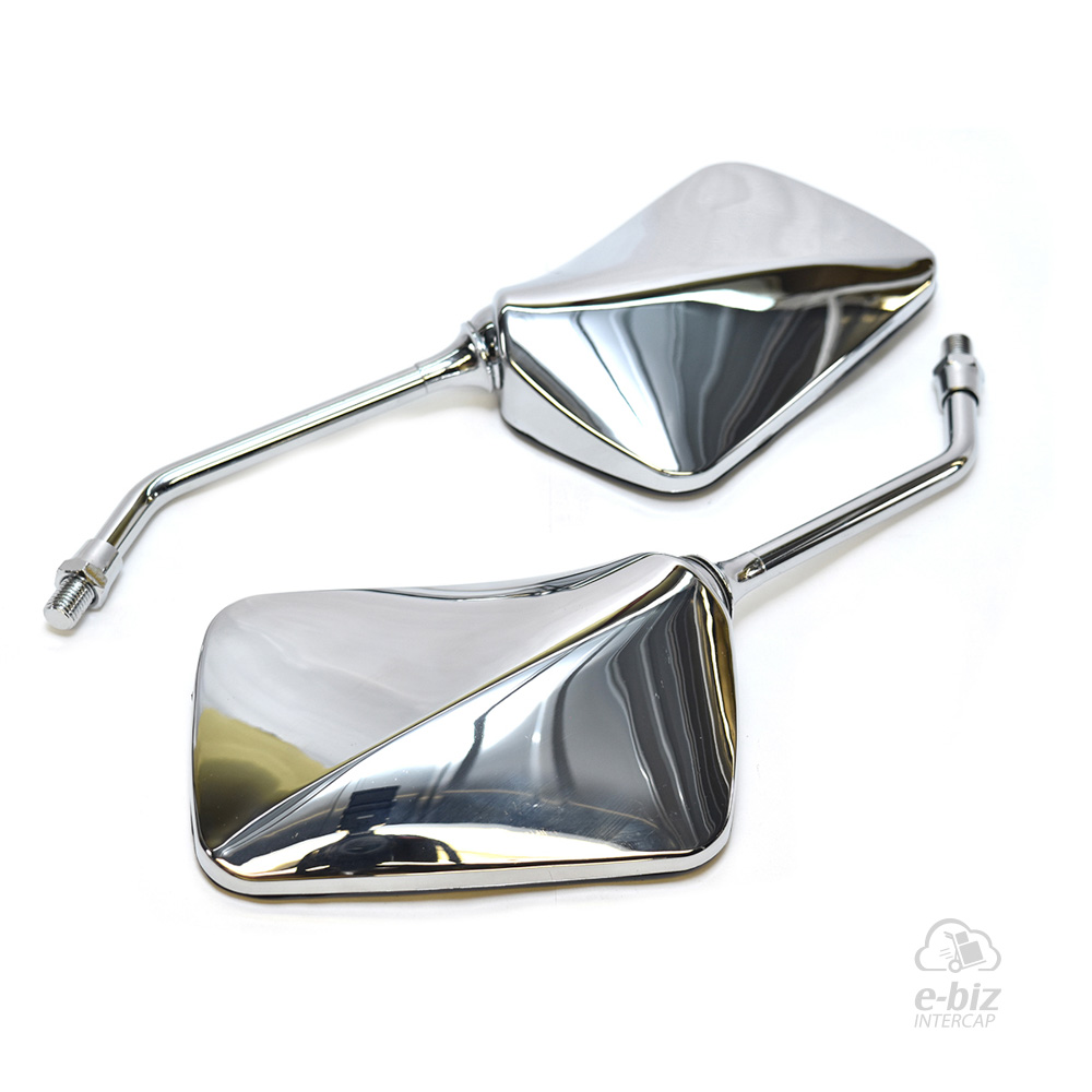 [MDA] Accesorios Juego Rectangular Rosca 10 Derecho Cromado Honda CG 150 04-24, CG Titan 125 00-01, CG Titan NEW 150 14-19