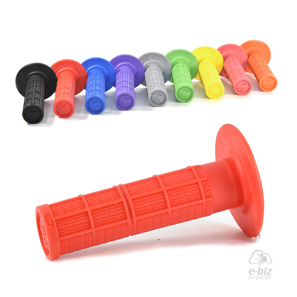 [MDA] Puños Evolution Rubber 115MM Rojo Honda XR 250-400-600-650 90-01, XR L 250 91-96, XR Tornado 250 05-24 || Motomel Skua 150 09-24 || Yamaha XT 225 93-01