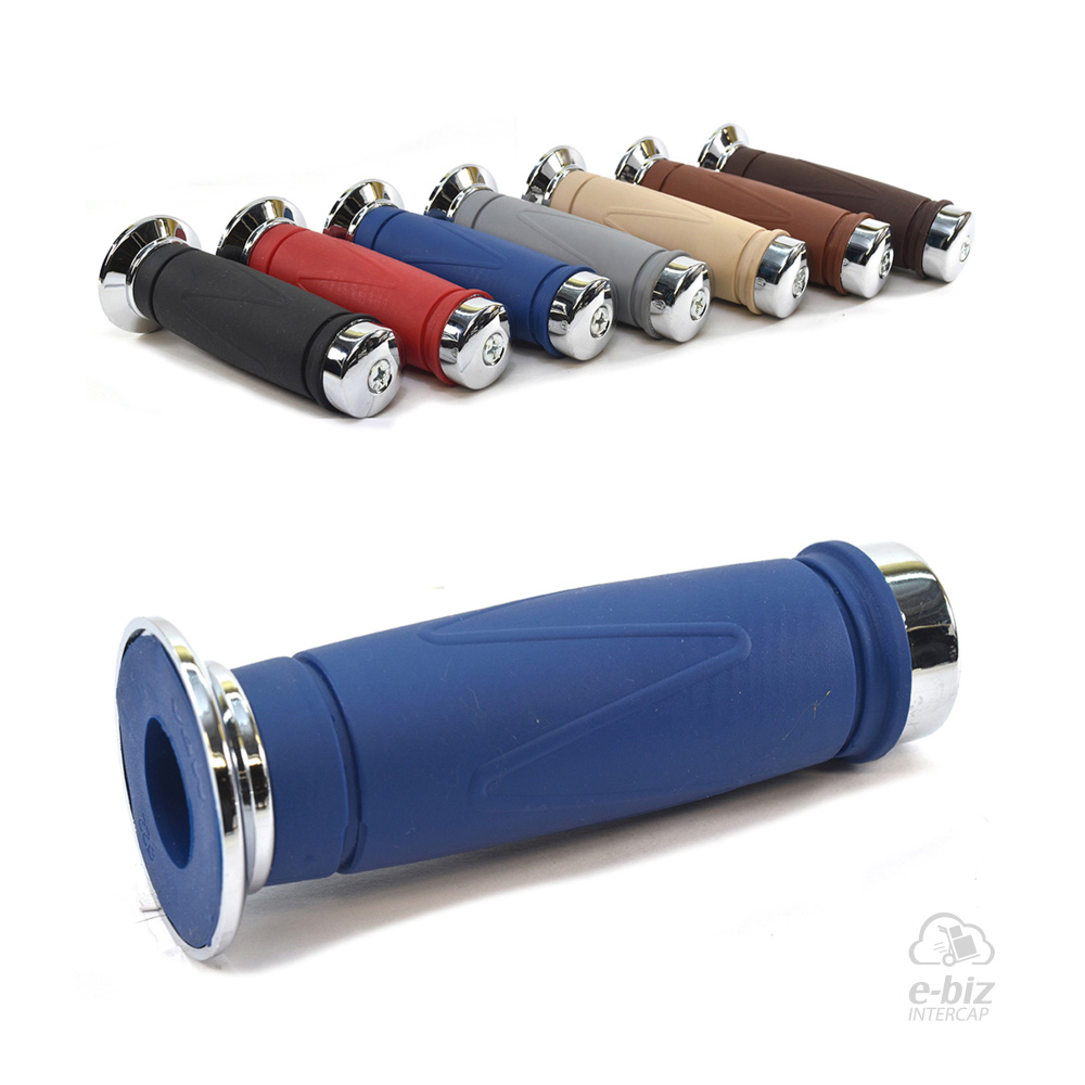 [MDA] Puños Styler Classic CON Punteras Aluminio-Rubber 120MM Azul
