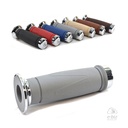 [MDA] Puños Styler Classic CON Punteras Aluminio-Rubber 120MM Gris