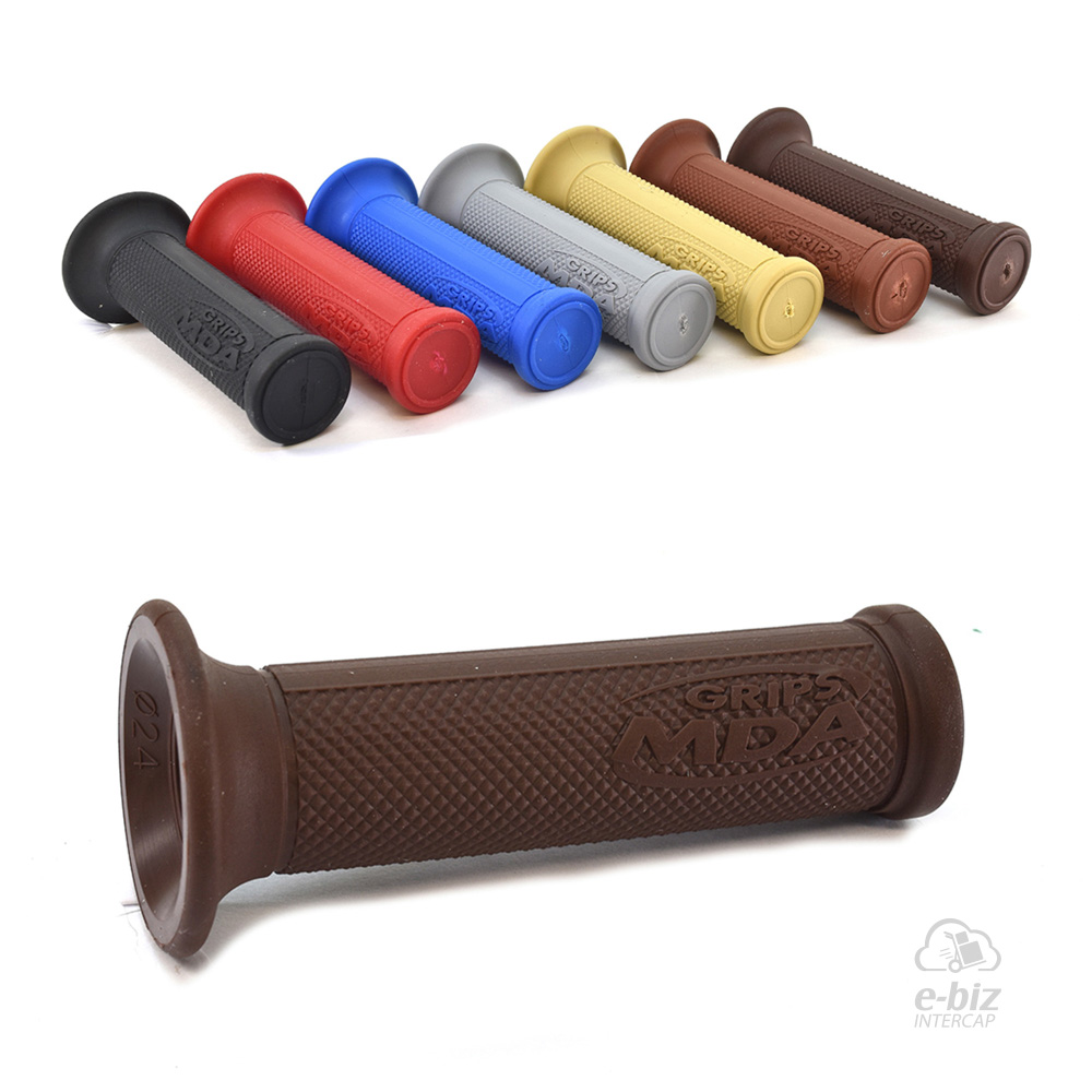 [MDA] Puños Superbike Rubber Marron Oscuro 125MM