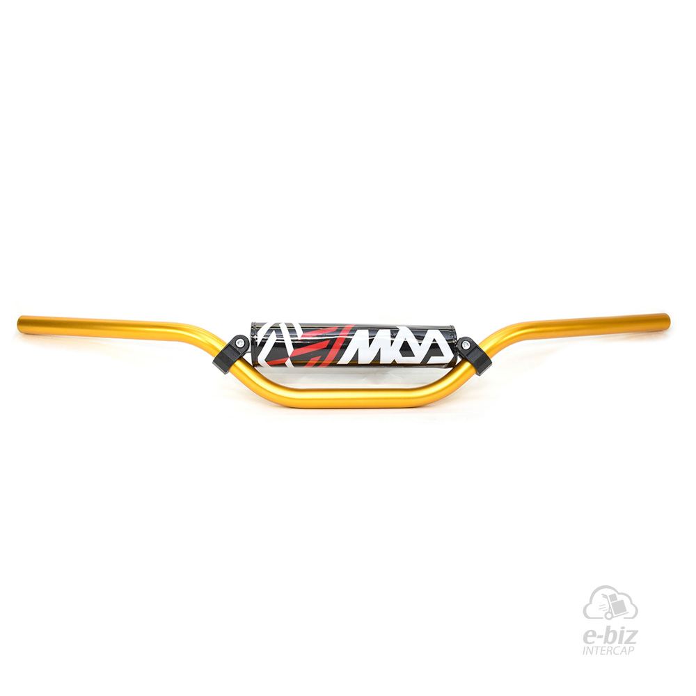 [MDA] Manubrio y componentes Tipo PAD Bros Similares Alumino Anodizado Alto-Oro Yamaha XTZ 125 15-17