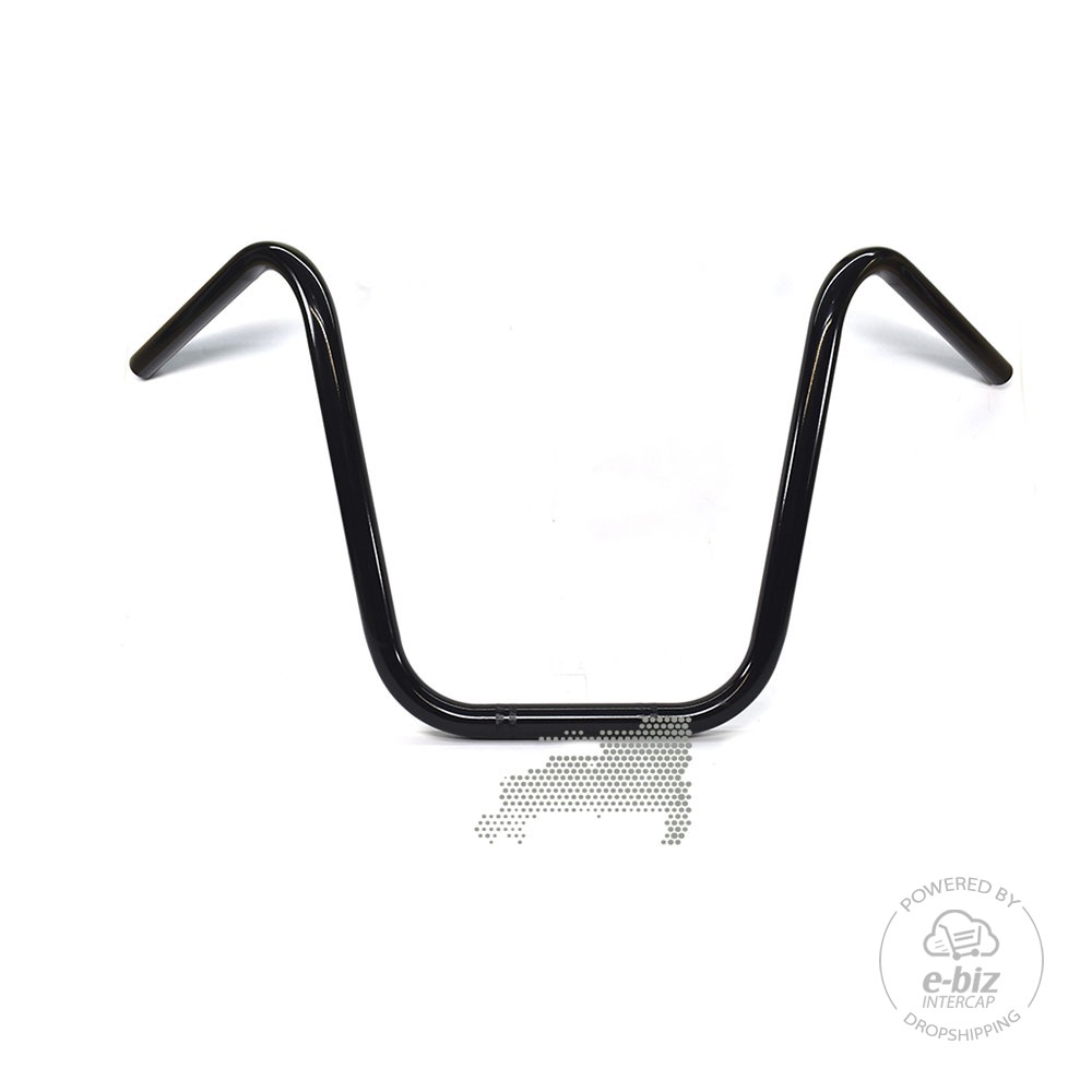[MDA] Manubrio y componentes Chopper 25.40MM Negro Brillante