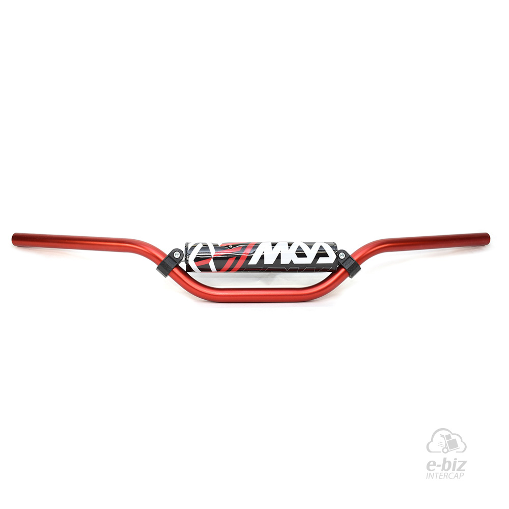 [MDA] Manubrio y componentes Tipo PAD Bros Similares Alumino Anodizado Alto-Rojo