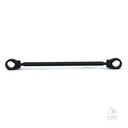 [MDA] Chasis Travesaño Mate Largo 28CM Aluminio Negro Brillante