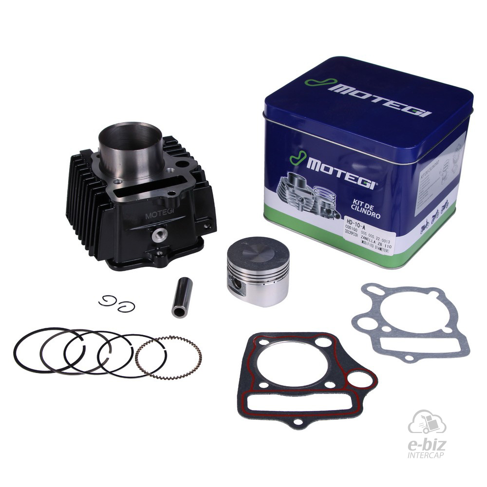 [Motegi] Kit de pistón, cilindro y juntas Aluminio ZB 110 D.52.4MM Corta