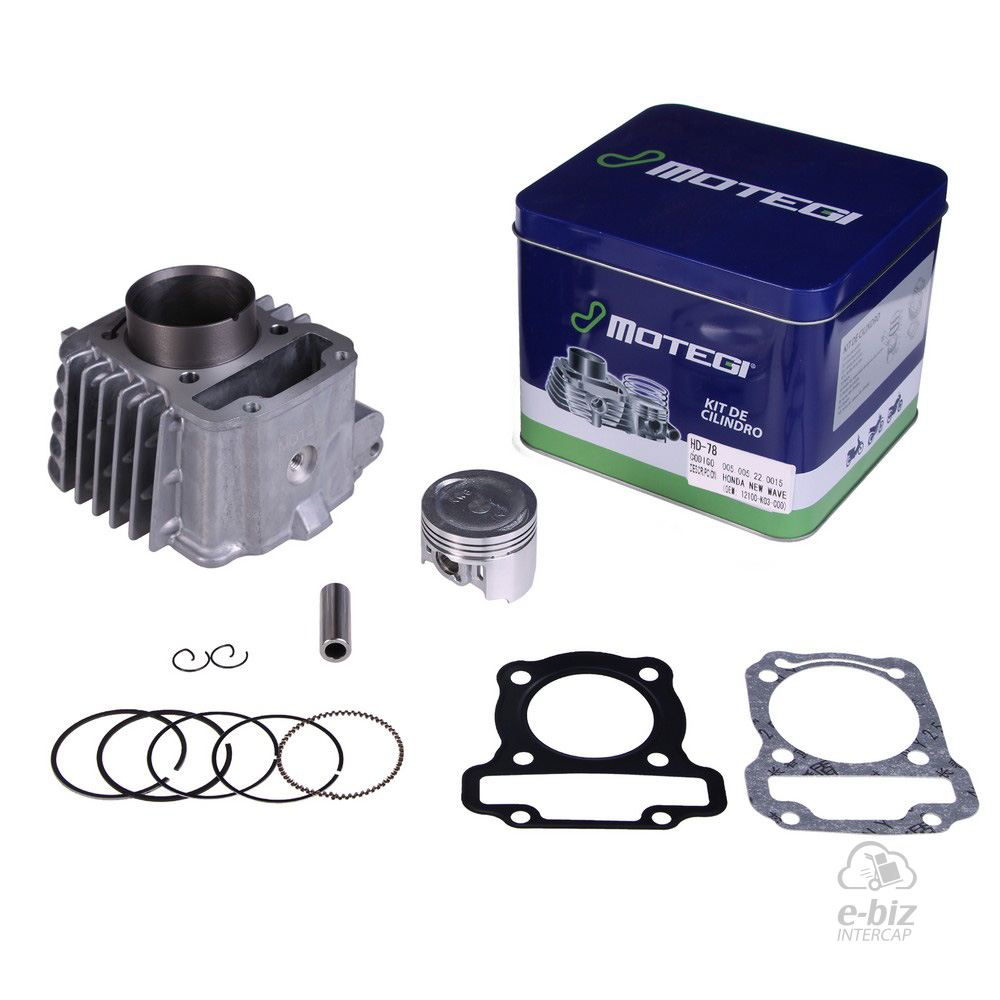 [Motegi] Kit de pistón, cilindro y juntas Aluminio NEW Wave 110S D.50MM