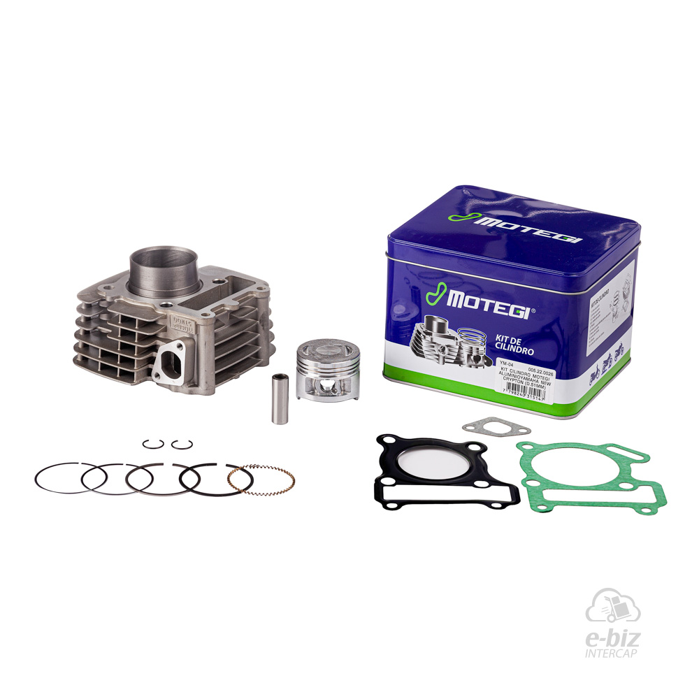 [Motegi] Kit de pistón, cilindro y juntas |51mm| Aluminio Yamaha New Crypton 110 12-24