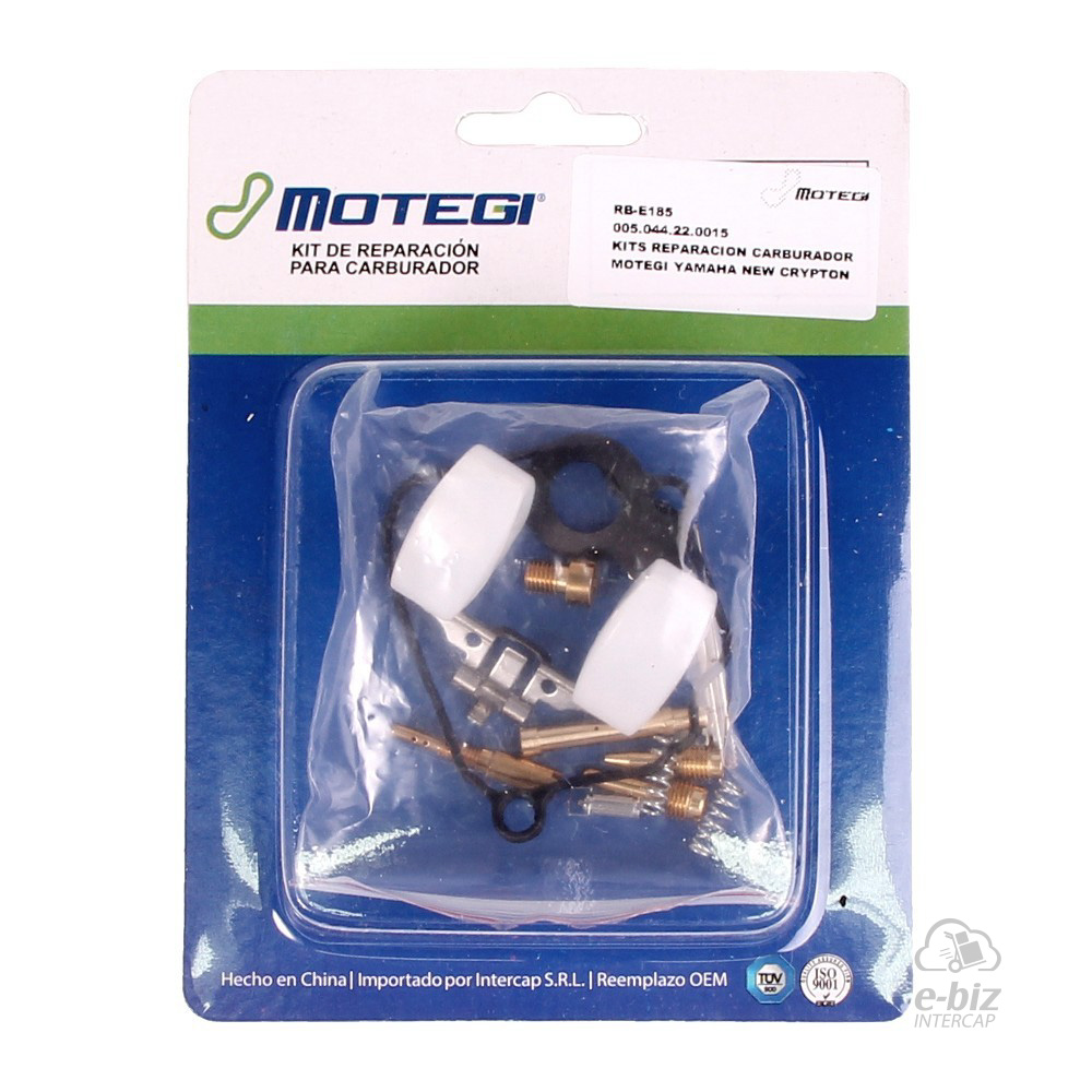 [Motegi] Kit de reparación de carburador Yamaha New Crypton 110 12-24