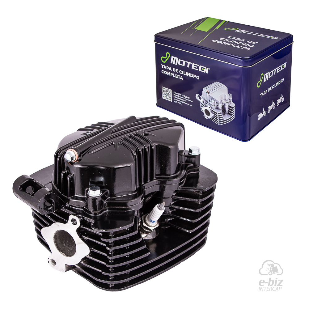 [Motegi] Tapa de cilindros Completa Negro Reforzado Motomel Skua 150 14-24 || Zanella RX 150 06-24, ZR 150 2024