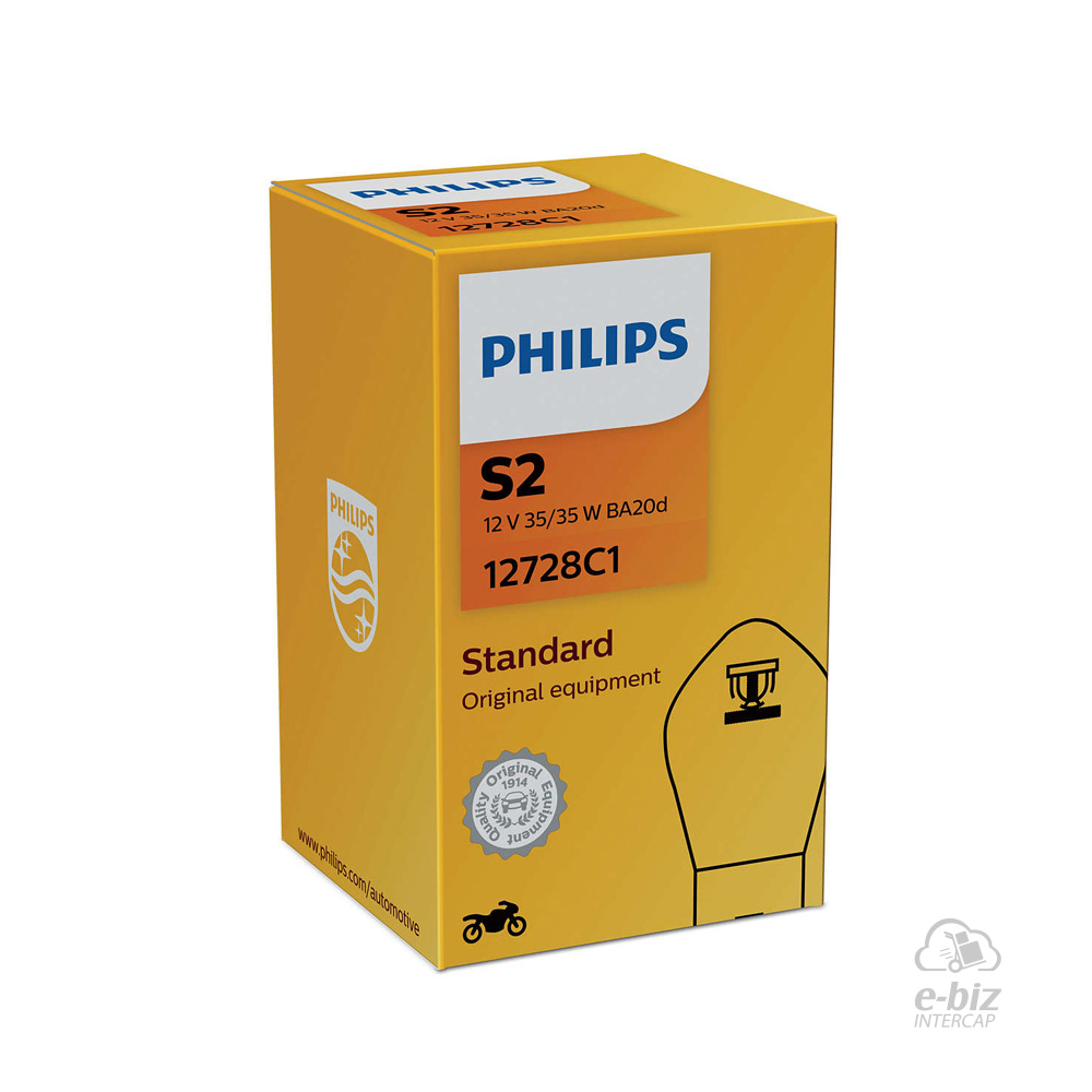 [Philips] Lámparas (35/35W) Lampara 12728 T.Bosch 12V RX150 GN125 VC150 KTM EXC-F 250 16-24 || Yamaha YBR 125 2015